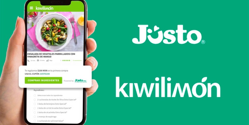 Food News Latam - ¡Jüsto llega a Kiwilimón! Ahora podrás ver recetas de  cocina y comprar los ingredientes al mismo tiempo